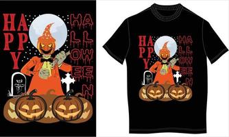 diseño de camiseta de halloween vector