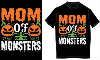 Halloween tshirt design vector