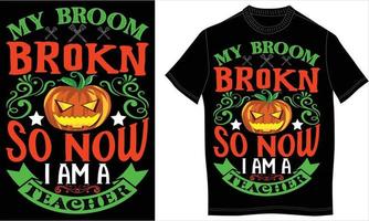 Halloween tshirt design vector