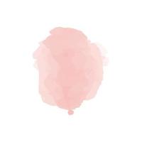 Vector Blush pink watercolor stains Paint stropke. Abstract pink watercolor hand painted on paper.