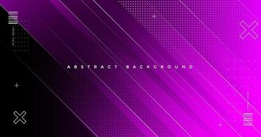 Abstract bright purple background with gradient sloping lines vector
