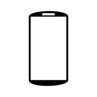 Smartphone icon on white background. Vector illustration