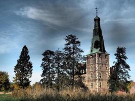 raesfeld,alemania,2020-el castillo de raesfeld en alemania foto