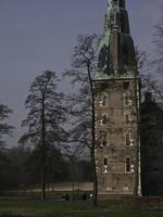 raesfeld,alemania,2020-el castillo de raesfeld en alemania foto