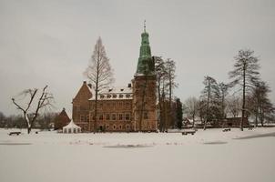 raesfeld,alemania,2020-el castillo de raesfeld en alemania foto