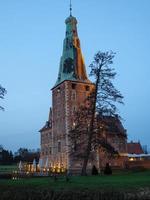 raesfeld,alemania,2020-el castillo de raesfeld en alemania foto