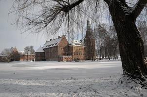 raesfeld,alemania,2020-el castillo de raesfeld en alemania foto