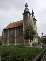 raesfeld,alemania,2020-el castillo de raesfeld en alemania foto