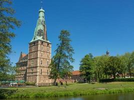 raesfeld,alemania,2020-el castillo de raesfeld en alemania foto