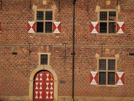 raesfeld,alemania,2020-el castillo de raesfeld en alemania foto