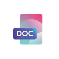 Format icon. Vector. Gradient flat style. vector