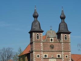 raesfeld,alemania,2020-el castillo de raesfeld en alemania foto