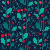 Christmas mood pattern. Mistletoe vector seamless print pattern illustration. Wrapping paper, invitations, wallpaper, fabric