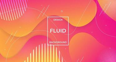 Colorful Fluid Background Design For Design Promotion, Advertising, Web Backdrop, Banner And Flyer vector