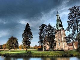 raesfeld,alemania,2020-el castillo de raesfeld en alemania foto