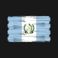 cepillo de la bandera de guatemala. bandera nacional vector