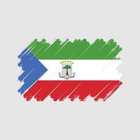 vector de la bandera de guinea ecuatorial. bandera nacional