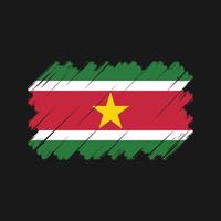 vector de la bandera de surinam. bandera nacional