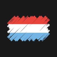 vector de bandera de luxemburgo. bandera nacional