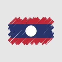 vector de la bandera de laos. bandera nacional