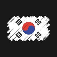 vector de bandera de corea del sur. bandera nacional