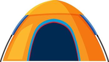 Isolated camping tent on white background vector