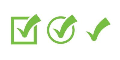 Check Box Icon Set vector