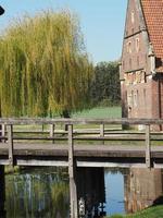 raesfeld,alemania,2020-el castillo de raesfeld en alemania foto