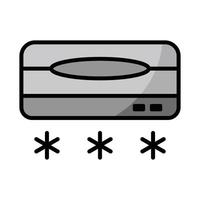 air conditioner icon vector design template