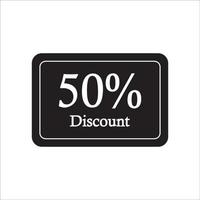 image of discount writing logo vector design icon, this image can be used for making logos, banners and others