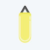 Icon Punching Bag. related to Combat Sport symbol. flat style. simple design editable. simple illustration.boxing vector