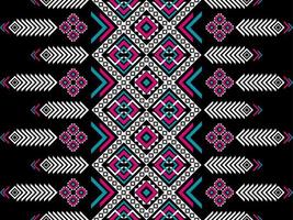 Aztec ethnic pattern art. Geometric seamless pattern in tribal. vector