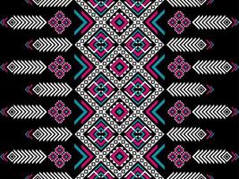 Aztec ethnic pattern art. Geometric seamless pattern in tribal. vector