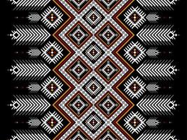 Aztec ethnic pattern art. Geometric seamless pattern in tribal. vector