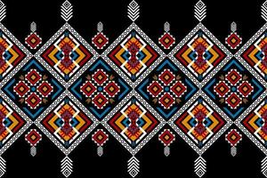 Beautiful Aztec pattern art. Geometric ethnic seamless pattern in tribal. vector