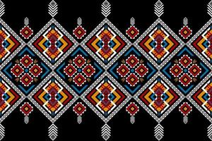 Beautiful Aztec pattern art. Geometric ethnic seamless pattern in tribal. vector