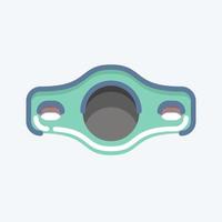 Icon Belt. related to Combat Sport symbol. doodle style. simple design editable. simple illustration.boxing vector