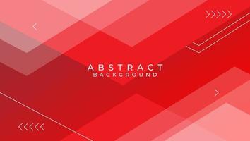 Modern red abstract background template vector