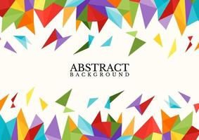 Abstract colorful geometric vector background