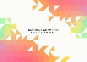 Abstract colorful geometric vector background