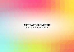 Abstract colorful geometric vector background