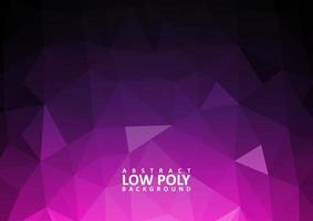 abstract low poly background with triangle shapes vector