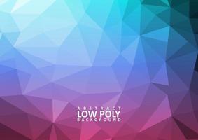 abstract low poly background with triangle shapes vector