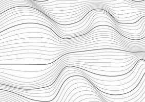 Abstract wave texture with white background vector