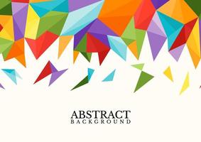 Abstract colorful geometric vector background