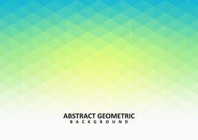 Abstract blue and green geometric background texture vector
