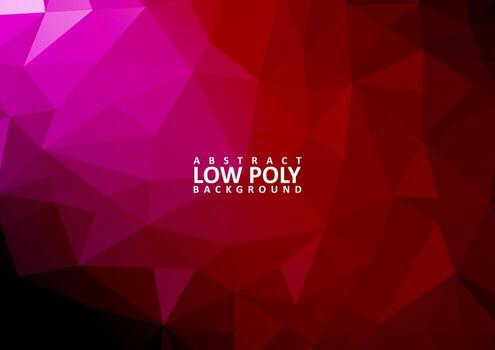 abstract low poly background with triangle shapes vector