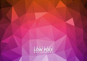 abstract low poly background with triangle shapes vector