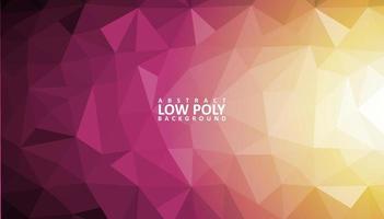 abstract low poly background with triangle shapes vector