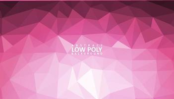 abstract low poly background with triangle shapes vector